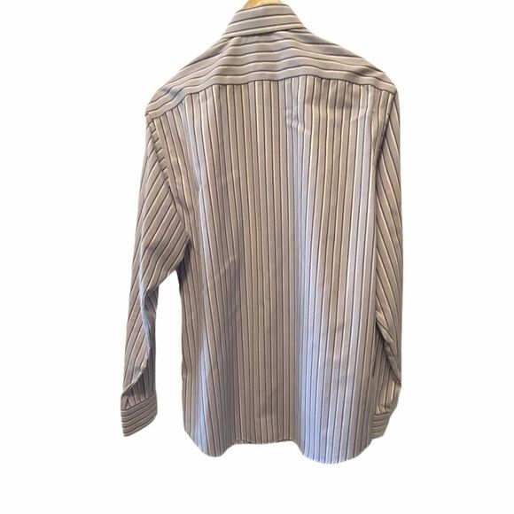 MENS BANANA REPUBLIC Non Iron Slim Fit Button Up L - Picture 4 of 9